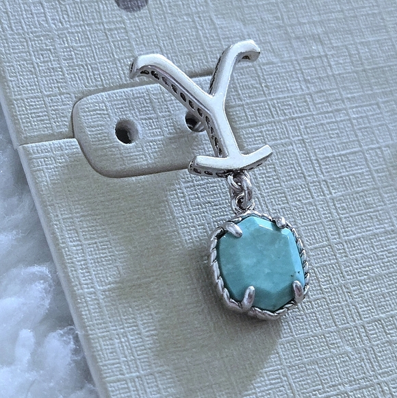 Yellow💛 Rose🌹 By Kendra Scott x Yellowstone🐂 "Dutton" Drop Earrings - NWT - Picture 13 of 16